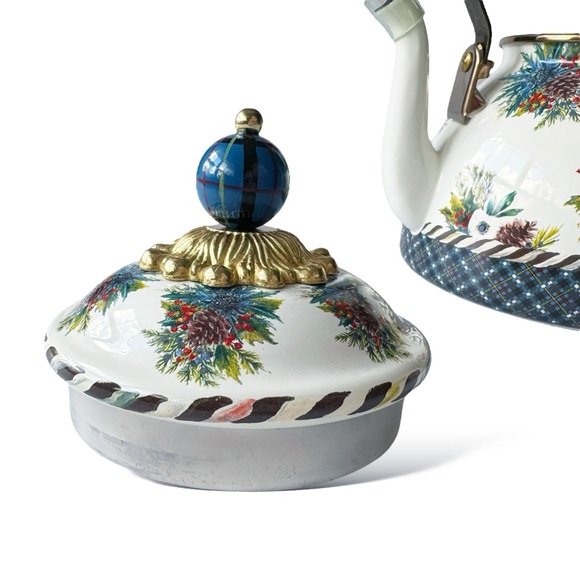 Mackenzie-Childs Highbanks Tea Kettle - NEW - Picture 6 of 12